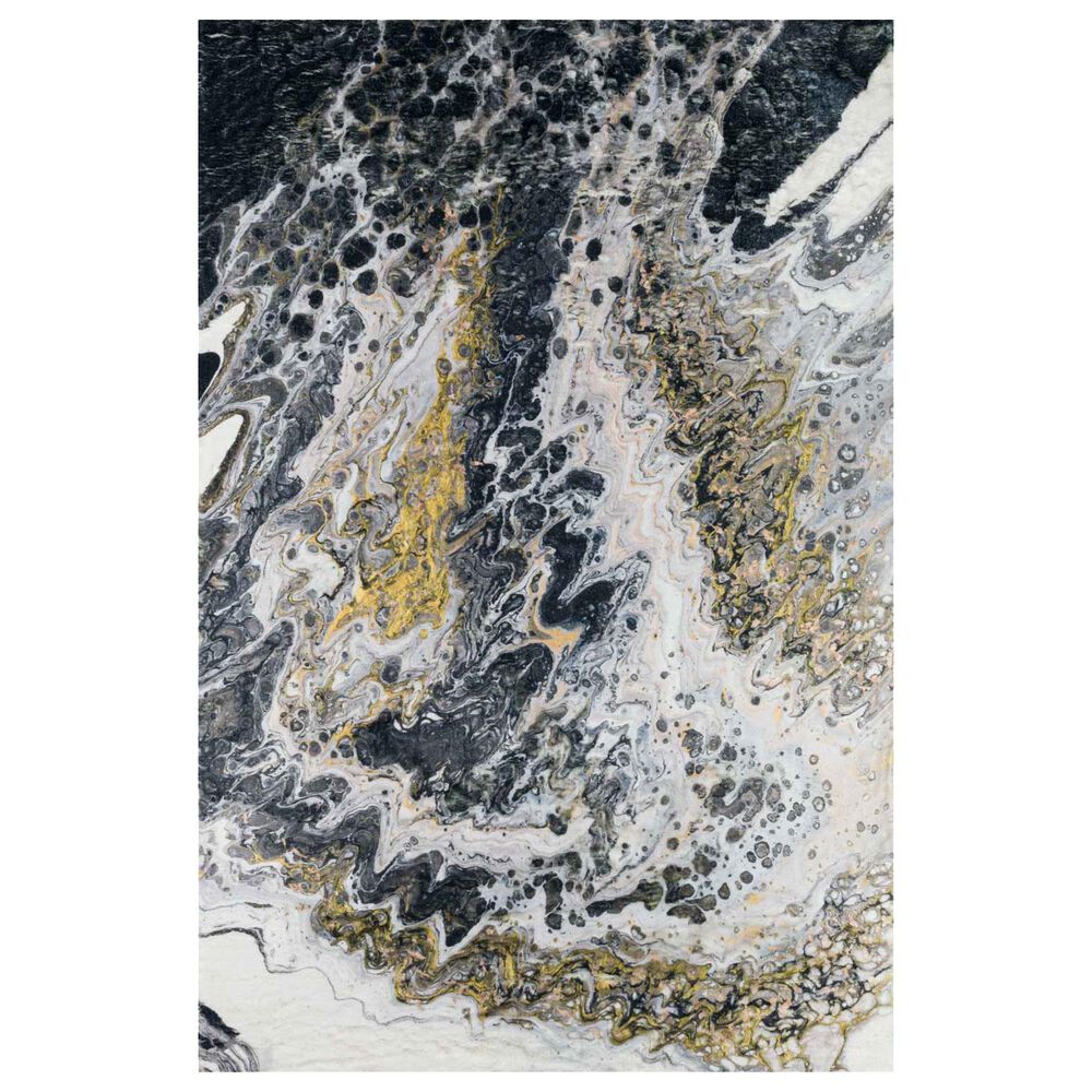 Dalyn Rug Company Kikiamo 2"3" x 7"6" Graphite Runner, , large