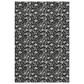 Dalyn Rug Company Soft Essentials Floral Black 9" x 12" Indoor/Outdoor Area Rug, , large