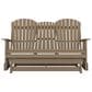 Ashley Hyland Wave Patio Glider Loveseat in Driftwood, , large