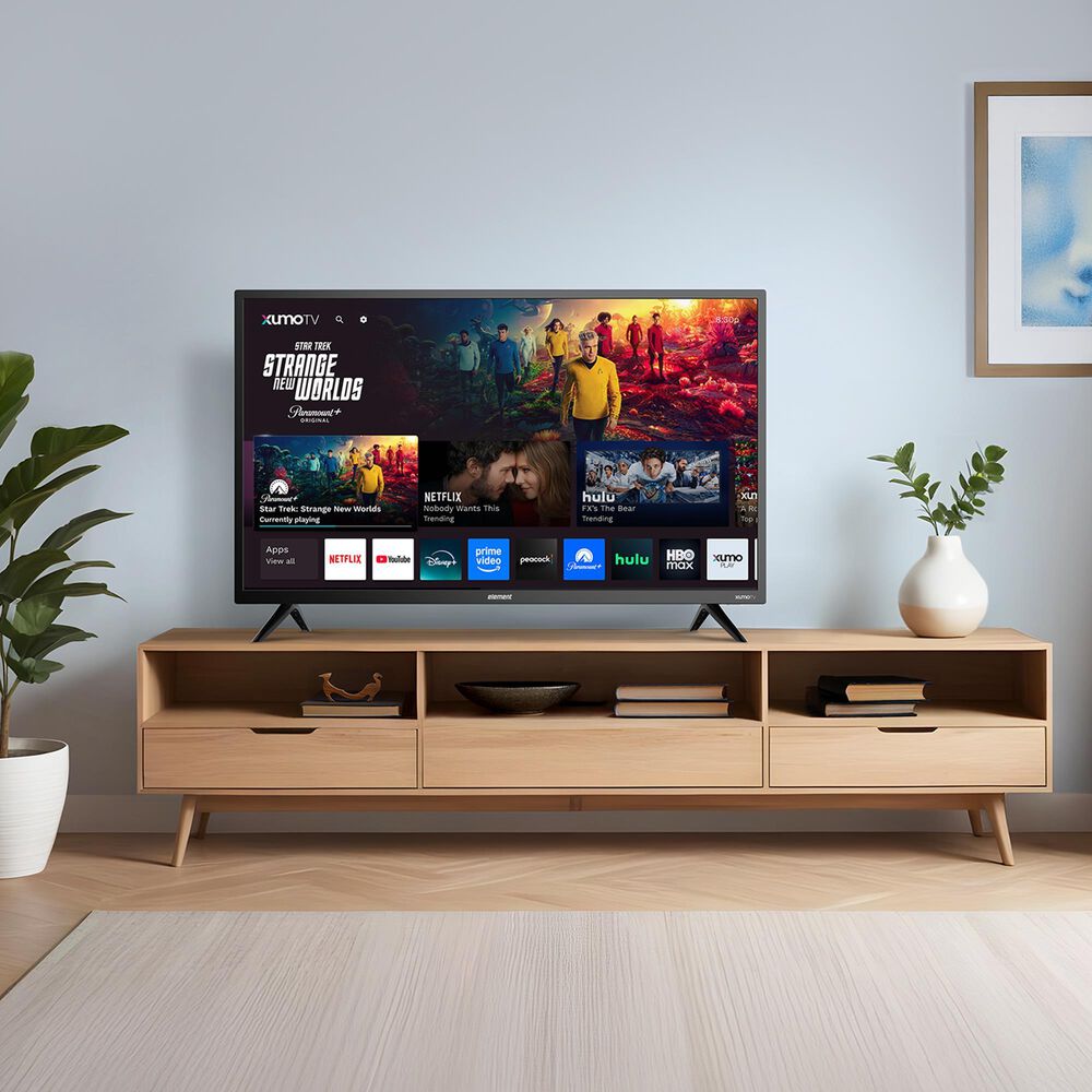 Element 32" Class Genesis Series 720p HD - Smart Xumo TV with 2.0 Soundbar in Black, , large