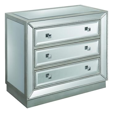 Shell Island Furniture 3-Drawer Chest in Elsinore Silver, , large