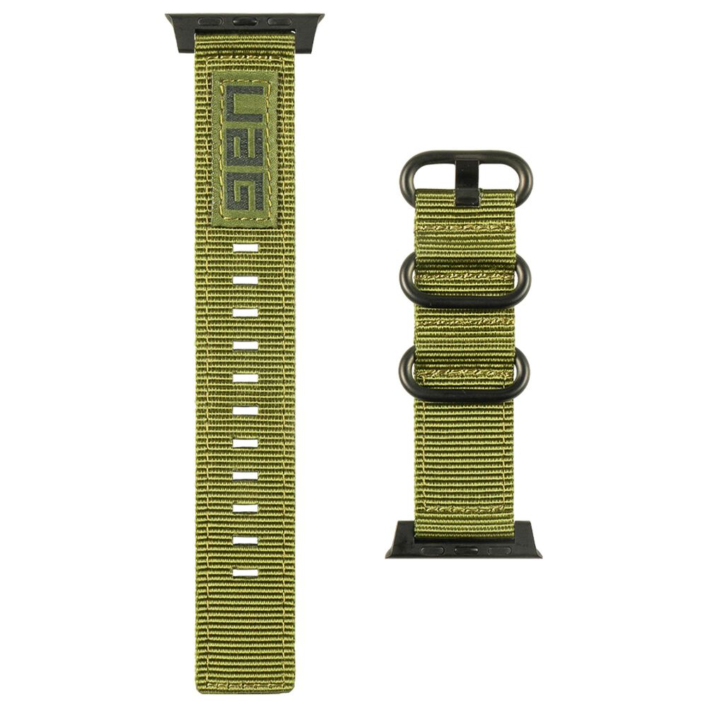 UAG Nato Watch Strap for 42mm or 44mm Apple Watch in Olive Drab, , large