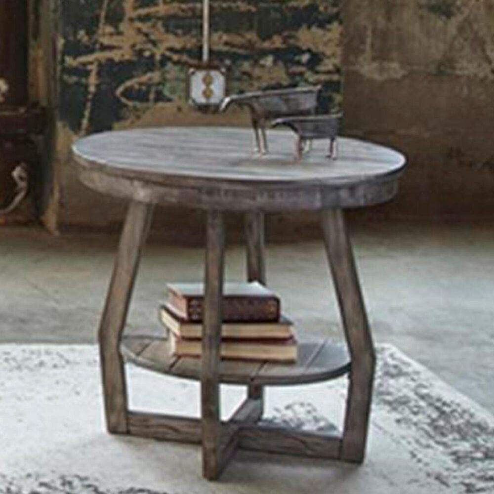 Belle Furnishings End Table in Gray Wash, , large