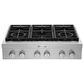 KitchenAid 36" 6-Burner Commercial-Style Gas Rangetop in Stainless Steel, , large