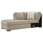 Ashley Bridgepoint 2-Piece Left Facing Sectional with Chaise in Stone, , large