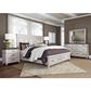 Riva Ridge Caraway 4 Piece King Storage Bedroom Set in Aged Ivory and Brown with USB Ports, , large
