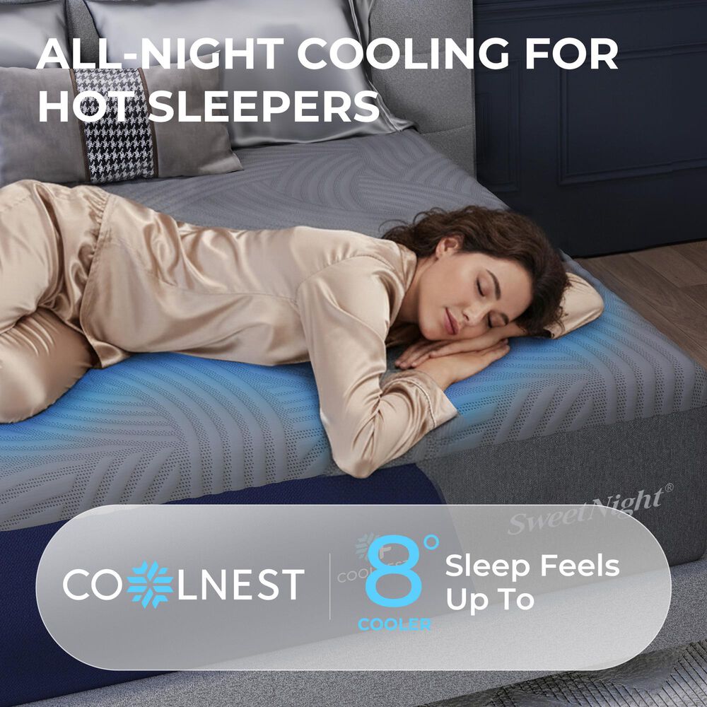 SweetNight CoolNest 14" Medium Full Mattress in a Box, , large