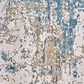 Feizy Cadiz 3"1" x 5" Blue and Ivory Area Rug, , large