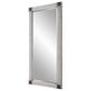 Uttermost Manor Mirror in White Wash, Gray and Dark Bronze, , large