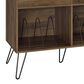 DHP Concord 40" Turntable Stand with Drawers in Florence Walnut, , large