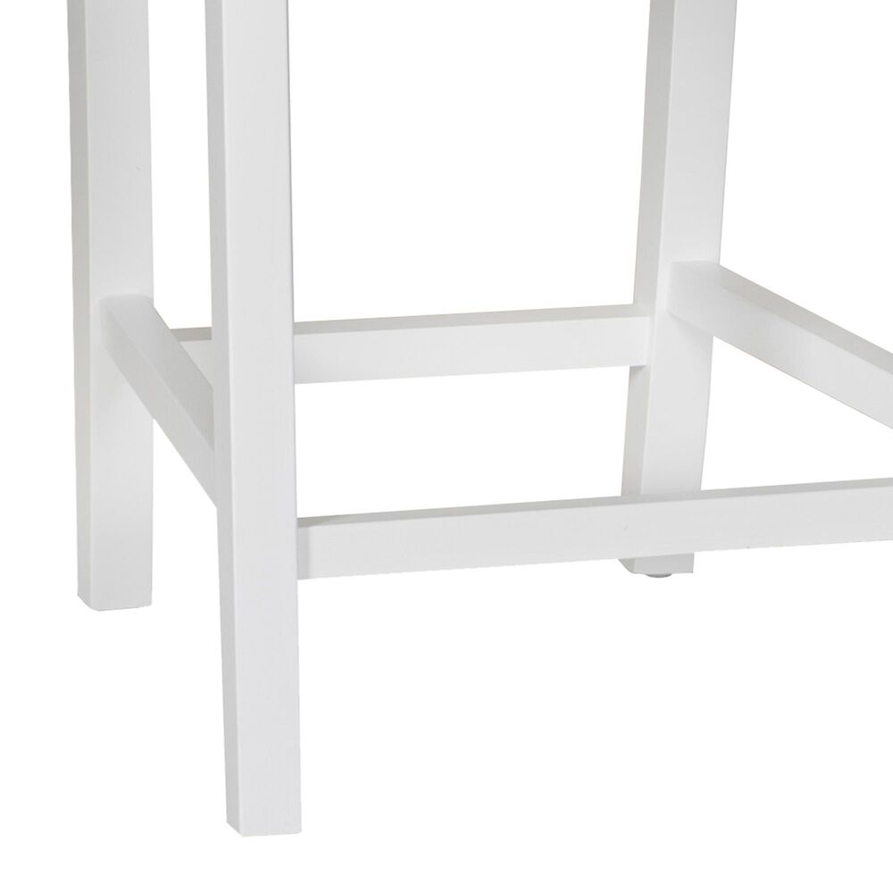 Linon Home Decor Percival Counter Stool in Bright White (Set of 2), , large