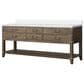 Lexora Home Norwalk 80" Double Bathroom Vanity in Grey Oak with White Quartz Top and Rectangular Sinks, , large