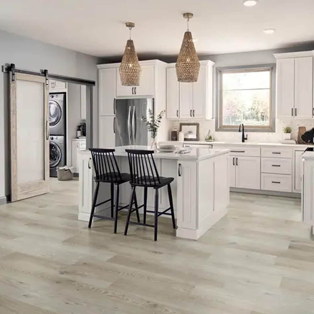 Mannington REALTA Glue Down Paris Plank Ivory 7&quot; x 48&quot; Luxury Vinyl Plank, , large