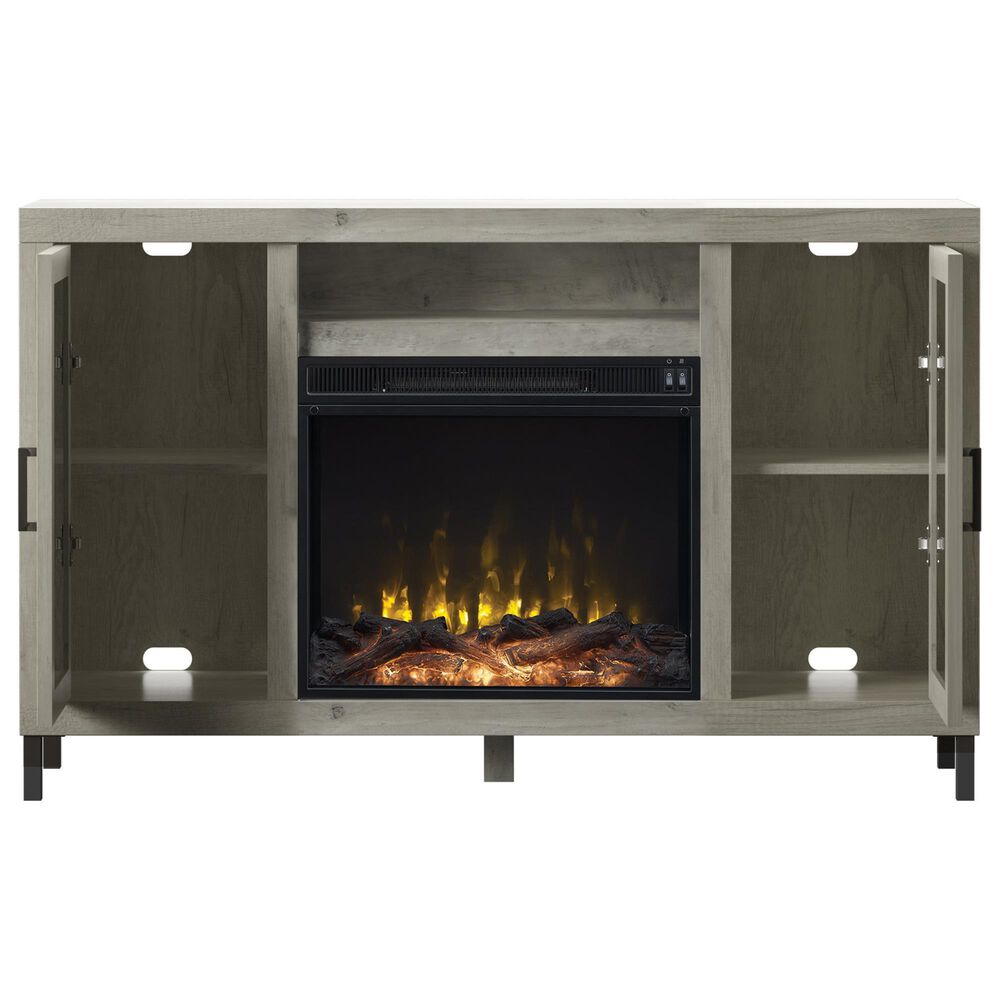 Classic Flame 55" Mirrored Media Fireplace in Silver, , large