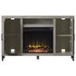 Classic Flame 55" Mirrored Media Fireplace in Silver, , large