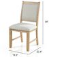 Furniture of America Virex Extendable 7-Piece Dining Table Set in Natural, , large