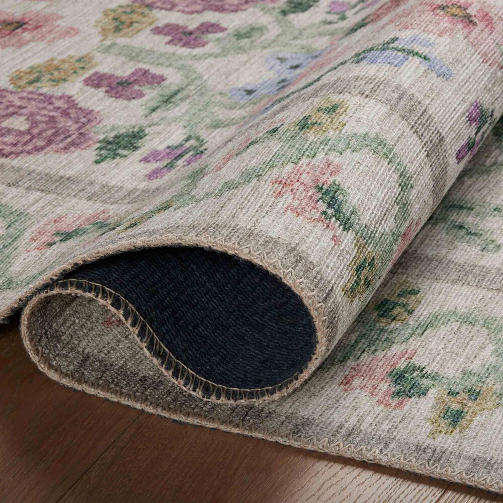 Rifle Paper Co Rosa 3&#39;9&quot; x 5&#39;6&quot; Ivory Area Rug, , large