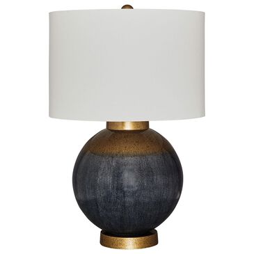 Ashley Adara Metal Table Lamp in Blue and Gold, , large