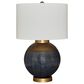 Ashley Adara Metal Table Lamp in Blue and Gold, , large