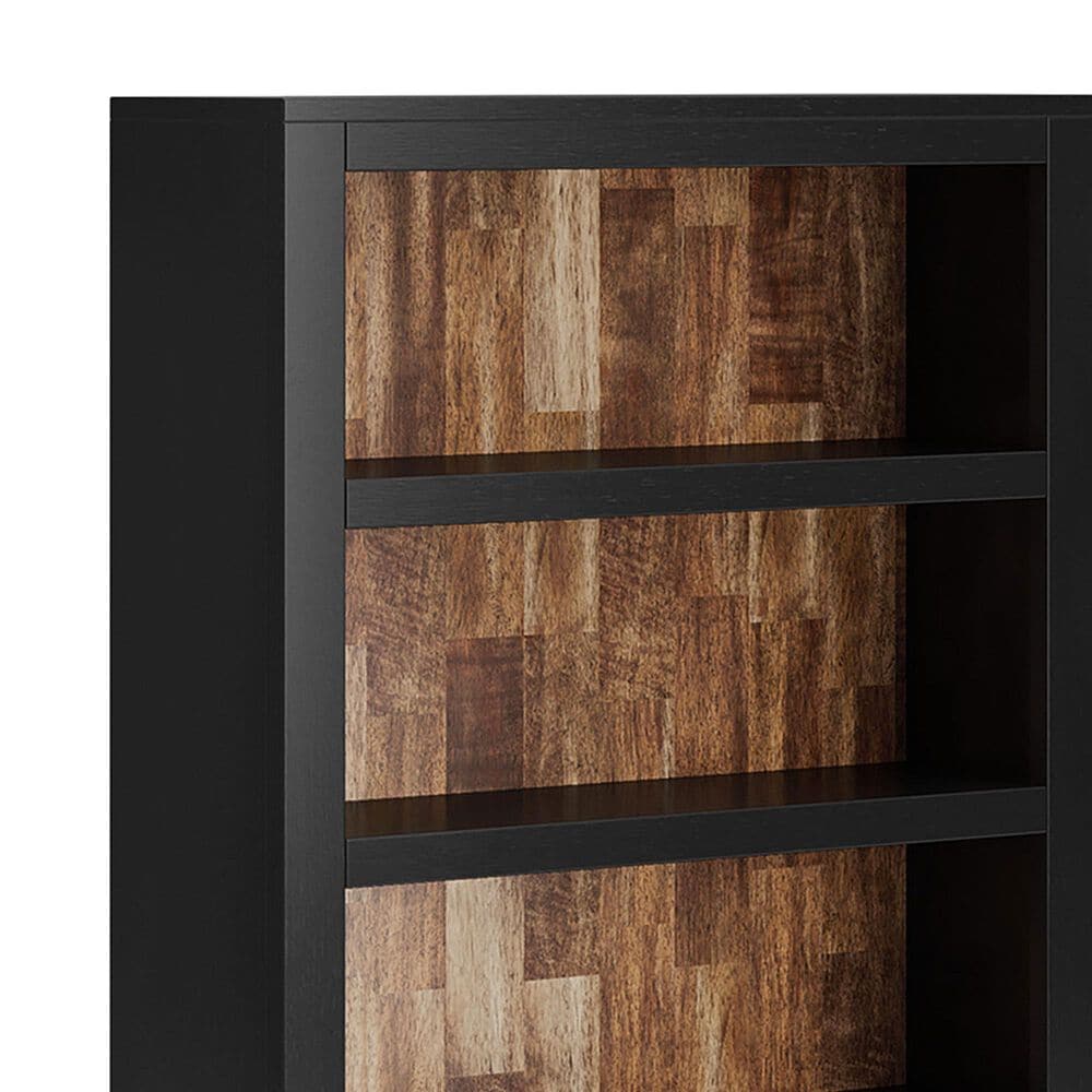 Ashley Wildenauer Bookcase in Brown and Black, , large