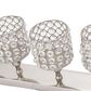 Maple and Jade 21" x 6" Hurricane Lamp in Gloss Silver, , large