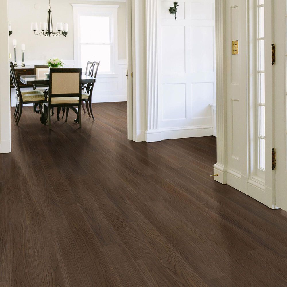 Shaw Floorte Chocolate Oak 5&quot; x 48&quot; Luxury Vinyl Plank, , large
