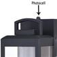 Vaxcel Kinzie 14.25" 1-Light Outdoor Wall Sconce in Textured Black, , large