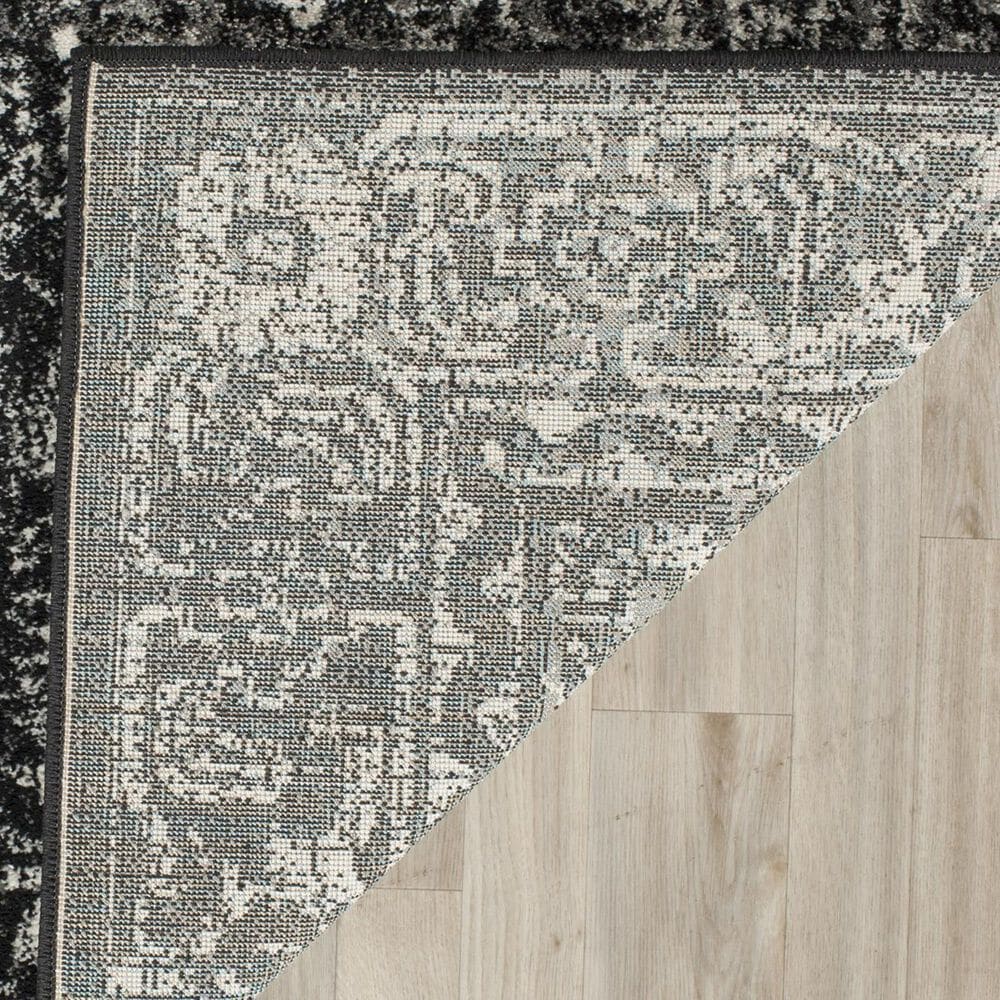 Safavieh Evoke EVK270K-3 3&#39; x 5&#39; Charcoal/Ivory Area Rug, , large