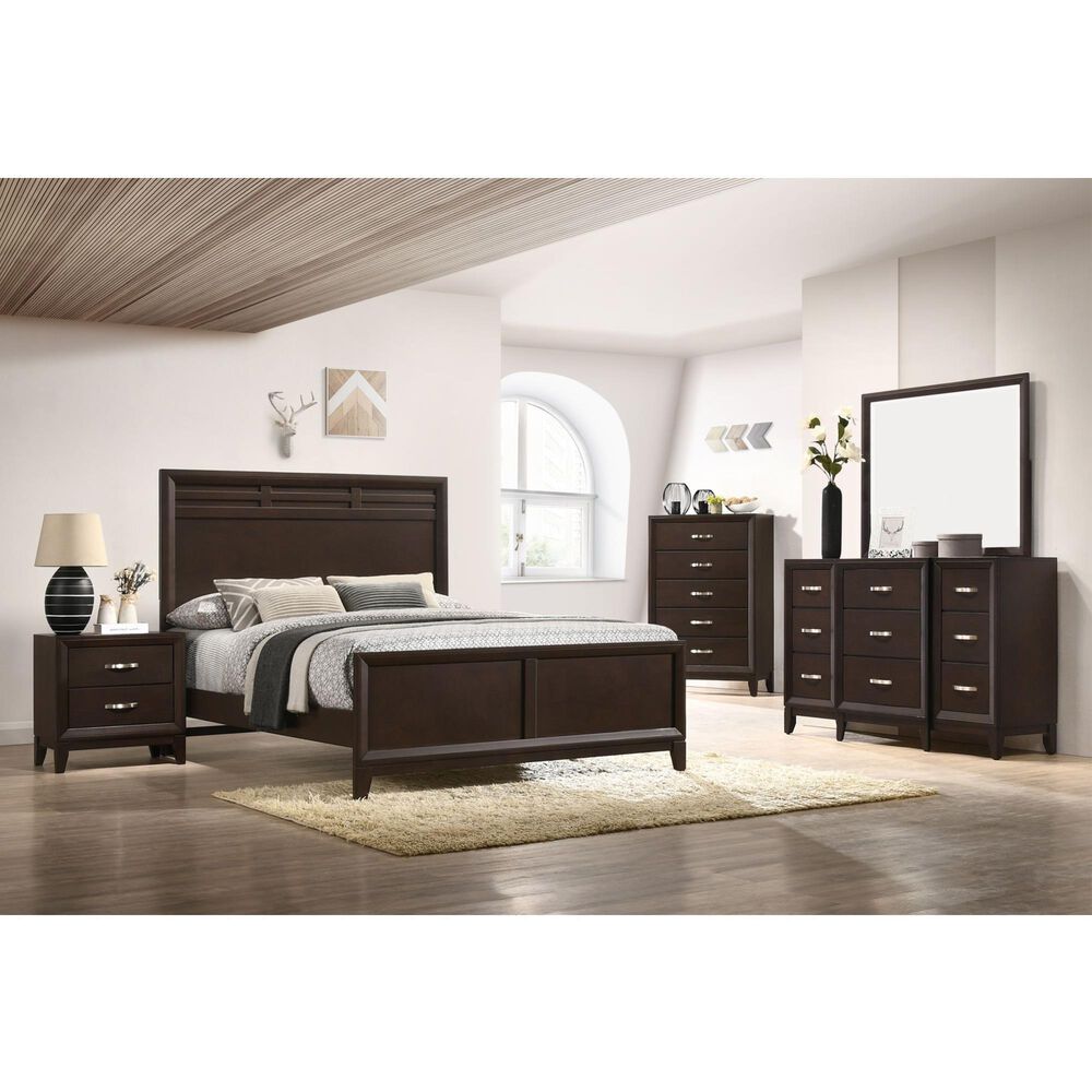 Mayberry Hill Beaumont Full Bed in Merlot, , large