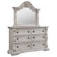 Millenium Bruchandi 4-Piece King Panel Bedroom Set in Antique White, , large