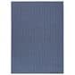 Nourison Horizon HOZ02 Navy 3" x 5" Indoor/Outdoor Area Rug, , large
