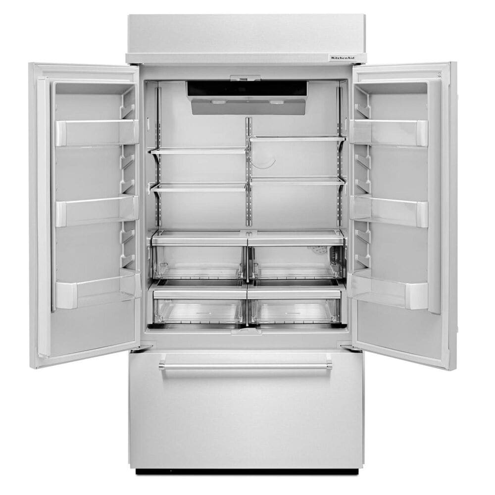 KitchenAid 24.2 Cu. Ft. Built-in French Door Refrigerator with Platinum Interior Design, , large