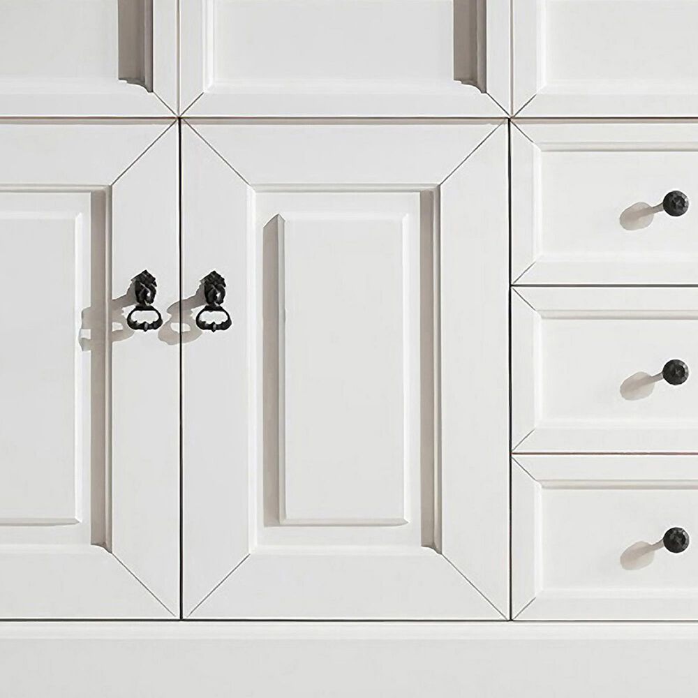 James Martin Vanities Brookfield 48&quot; Single Bathroom Vanity in Bright White with 3 cm Ethereal Noctis Quartz Top and Rectangle Sink, , large