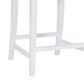 Linon Home Decor Flynn 22" Counter Stool with Light Grey Cushion in White, , large