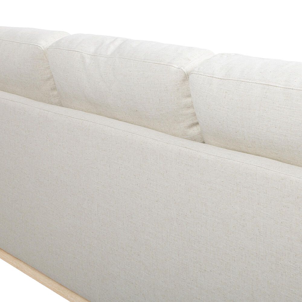 Jennifer Taylor Home Knox Stationary Sofa in Flax White, , large