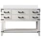 Lexora Home Norwalk 48" Single Bathroom Vanity in White Oak with White Cultured Marble Top and Rectangular Sink, , large