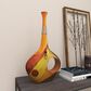 Maple and Jade 25" x 15" Eclectic Abstract Swirl Vase in Multicolor, , large