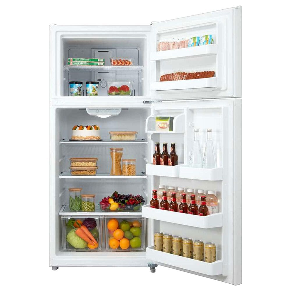Midea 18 Cu. Ft. Top Freezer Refrigerator in White, , large