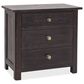 Hooker Furniture Driftwood 3-Drawer Nightstand in Burnt Timber, , large
