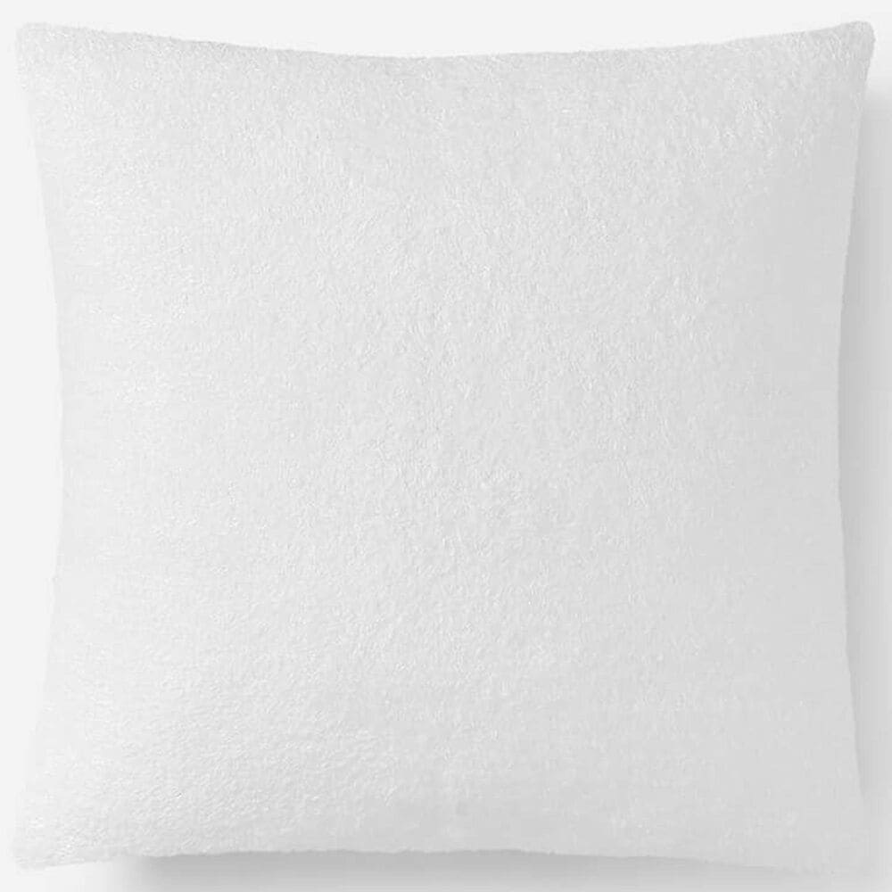 Sunday Citizen Cloud Silque 20" Square Throw Pillow in Clear White, , large