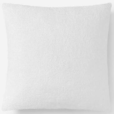 Sunday Citizen Cloud Silque 20" Square Throw Pillow in Clear White, , large