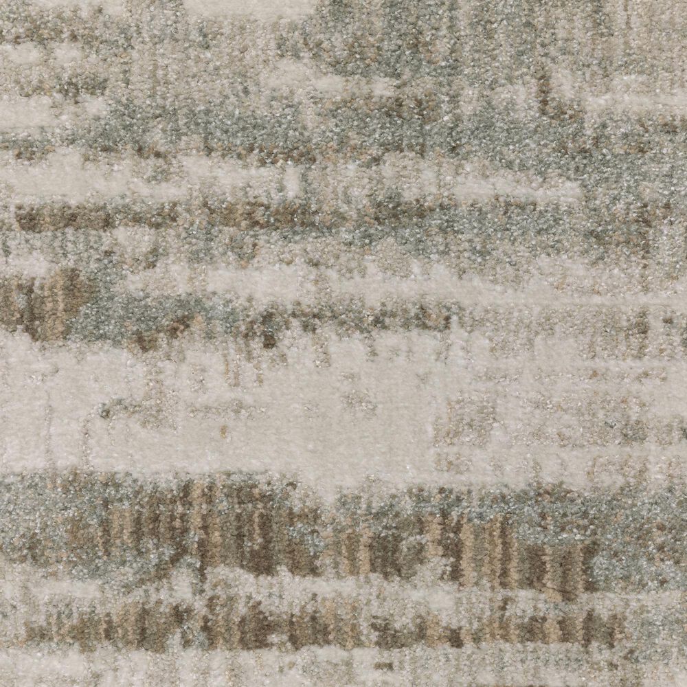 Oriental Weavers Mallory MAL07 Beige and Blue 2'3" x 7'6" Runner, , large