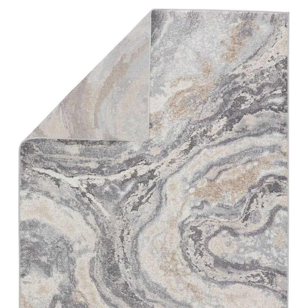 Jaipur Ferris Turtledove, Gargoyle, Frost Gray, Cloud Dancer and White Pepper 8&#39; x 10&#39; Area Rug, , large