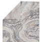 Jaipur Ferris Turtledove, Gargoyle, Frost Gray, Cloud Dancer and White Pepper 8" x 10" Area Rug, , large