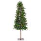 The Gerson Company 7" Alpine Pre-Lit Artificial Christmas Tree in Green, , large