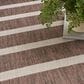 Nourison Positano POS03 Natural and Ivory 6" x 9" Indoor/Outdoor Area Rug, , large