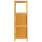 Household Essentials 3-Tier Slatted Shelf with Crates in Natural, , large