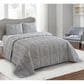 Duke Imports 3-Piece Jacquard Full/Queen Quilt Set in Charcoal Agate, , large