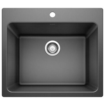 Blanco Liven 25" Dual Mount Laundry Sink in Anthracite, , large