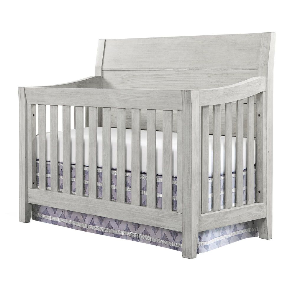 Eastern Shore Timber Ridge Convertible Crib in Weather White, , large